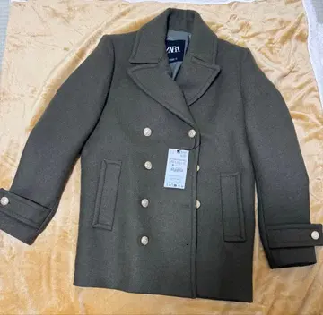 ZARA 더블 브레스트 모즈 코트 XS