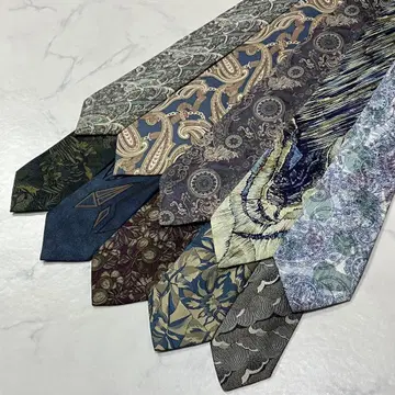 [ 넥타이 패턴 제품 10개 세트 구제 의류 ]