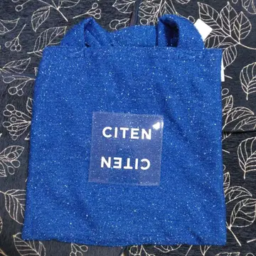 미사용 새상품 택 포함 CITEN 토트백 블루