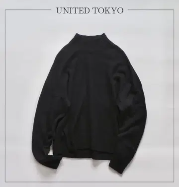 UNITED TOKYO 유나이티드 도쿄 울 캐시미어 혼방 하이넥 니트