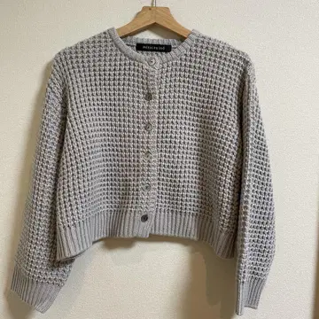 새상품급 mizuiro ind 그레이 가디건