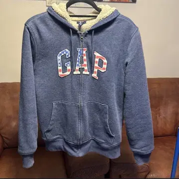 90S GAP 후드 부착 후드티 네이비