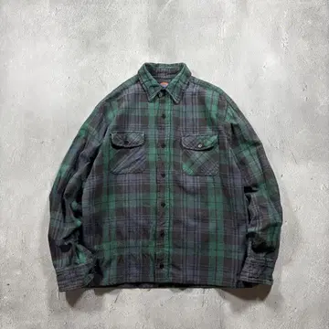 90s Dickies Black Watch Tartan Nel Shirt