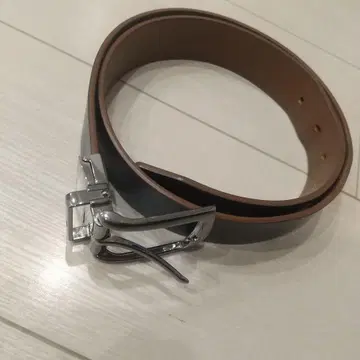 리버서블 벨트 네이비 브라운