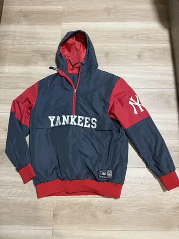 majestic Yankees 자켓 네이비/레드