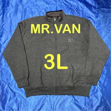 MR.VAN 미스터 속기모 풀 지퍼 자켓 남성용 빅 사이즈 3L