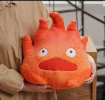 지브리 카르시페르 봉제 인형 L 사이즈 하울의 움직이는 성