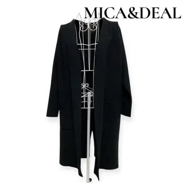 MICA&DEAL 밀라노 리브 코디 가디건 울 롱 가디건