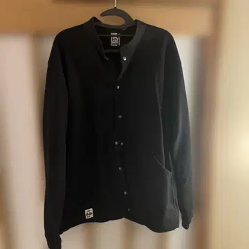 CHUMS 블랙 가디건 XXL