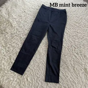 민트브리즈 MB 캐주얼 팬츠 슬랙스 팬츠 LL 네이비 밴딩 스트레이트