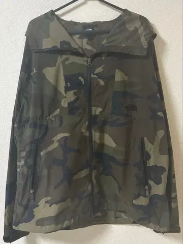 THE NORTH FACE 카모 패턴 마운틴 후드티