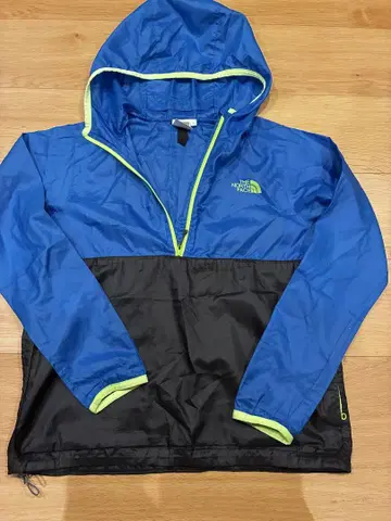 THE NORTH FACE 후드 부착 나일론 자켓 [ 키즈 사이즈:s ]