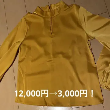 BANANA REPUBLIC 블라우스 머스타드 S