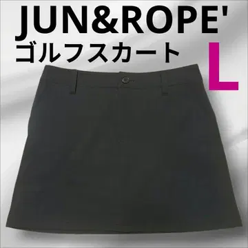 준앤로페 골프 스트레치 스커트 이너 팬츠 일체형 블랙 L