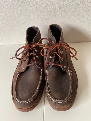 J.CREW 별주 스페리 처카 부츠 US10 레드윙 필슨