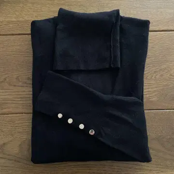 ZARA 자라 베이직 터틀 니트 블랙 L 사이즈