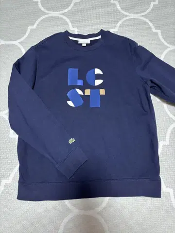 라코스테 네이비 LCST 맨투맨