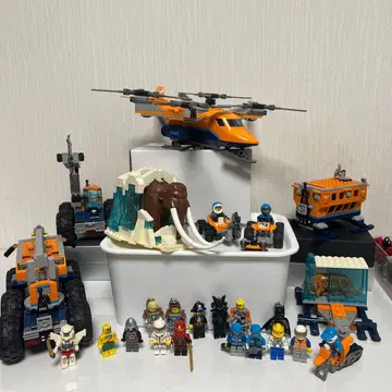 LEGO 북극 탐험 기지 맘모스 헬리콥터