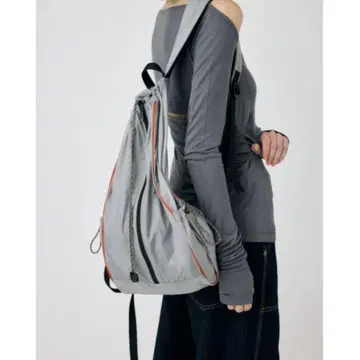 DRAWSTRING 백팩 그레이