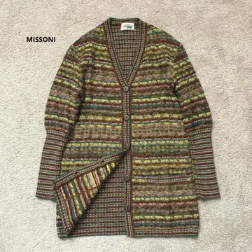 MISSONI SPORTS 미쏘니 롱 가디건 올 패턴