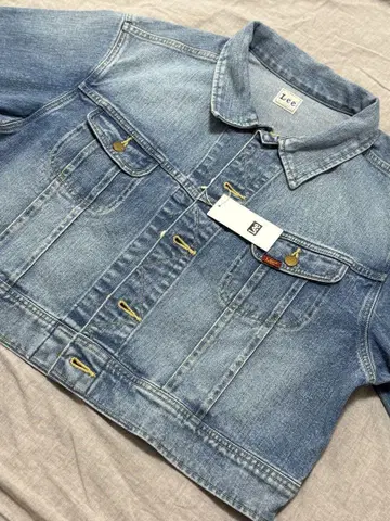 새상품 Lee 리 숏 기장 데님 자켓 여성용 XL