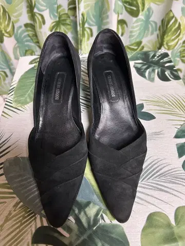 아르마니 블랙 스웨이드 36 [ 23.5cm ]