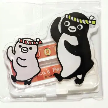 Suica 펭귄 여름 축제 아크릴 스탠드 춤춰라! 왓쇼이! 1점