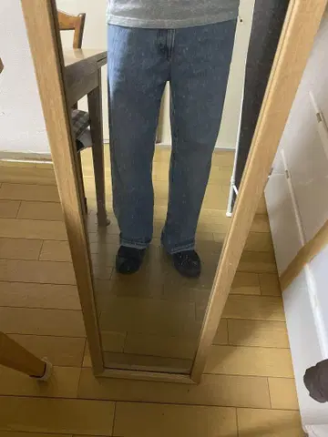 gu 배기 데님 w31