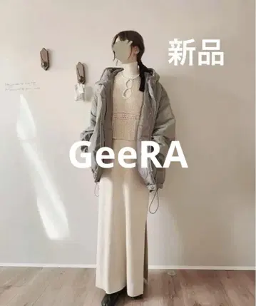 GeeRA 나일론 솜 오버 사이즈 몬스터 후드티