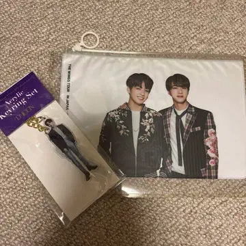 김석진 진 정국 아크릴 키링 파우치