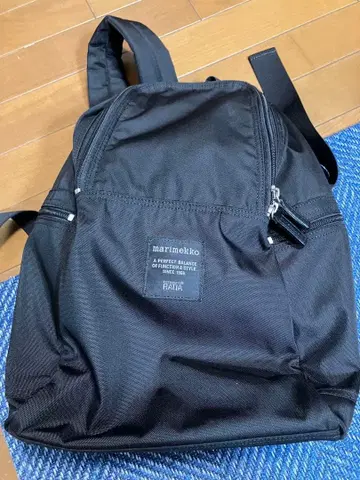 marimekko 블랙 백팩