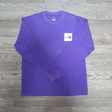 THE NORTH FACE 퍼플 XL 긴팔T셔츠
