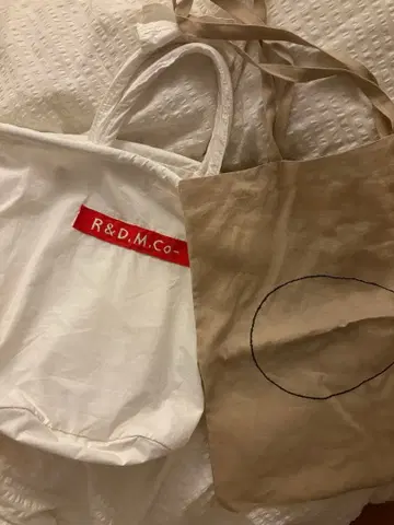 R&D.M.Co- 10주년 마르쉐 백 & 미나 페르호넨 린넨 토트 세트