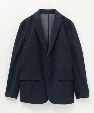 맥 하우스 저리 데님풍 자켓 M 블랙 NAVY FIT 스트레치 포함