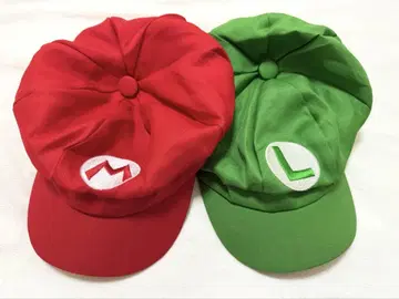마리오 and 루이지 모자 성인 사이즈 할로윈