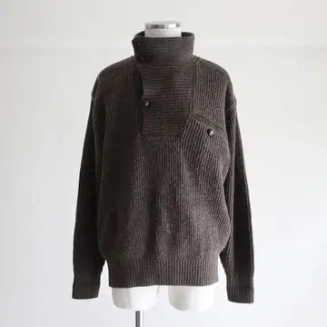 1990s GELLAN EUROPE UOMO 모헤어 혼방 니트 브라운