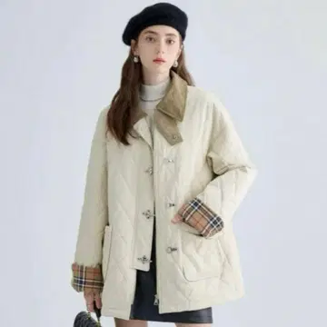 CHIC&THINGS 퀼팅 코튼 자켓