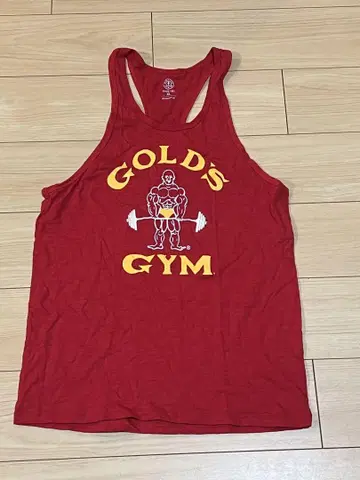 GOLD'S GYM 탱크탑 레드