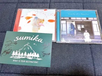 DVD 포함! sumika 최초 한정 앨범 친필 사인 엽서
