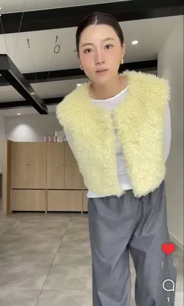 gypsohila 지프소피아 Poodle Vest 화이트