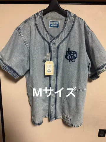 리베레이더스 25ss 데님 베이스볼 셔츠 M 사이즈