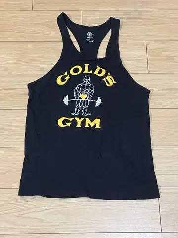 GOLD'S GYM 블랙 탱크탑