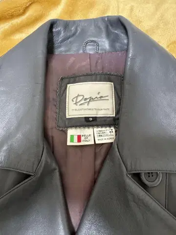dopio 그레이 더블 브레스트 자켓