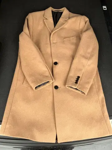 H&M 베이지 체스터 코트