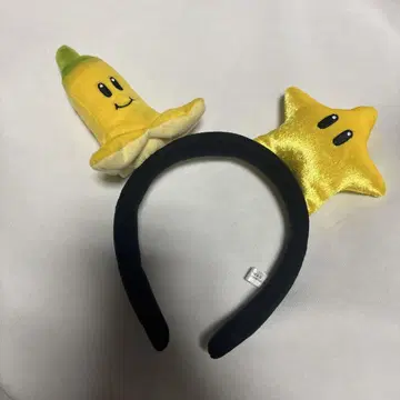 바나나와 별의 캐릭터 머리띠