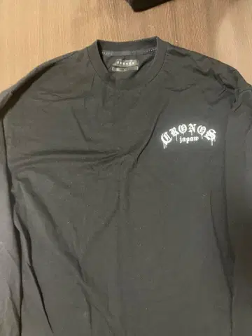 CRONOS 긴팔 셔츠 블랙