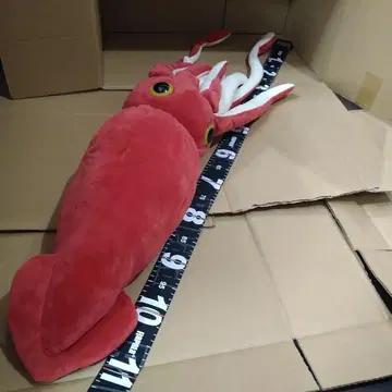 흐물흐물 대왕오징어 2 BIG 봉제 인형 사이즈 약 110cm 택 포함