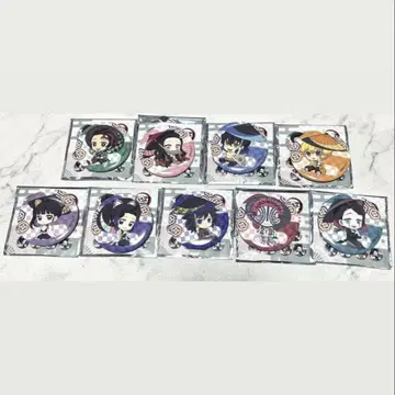 귀멸의 칼날 페탄코 트레이딩 캔뱃지 일본식 우산 컴프 세트