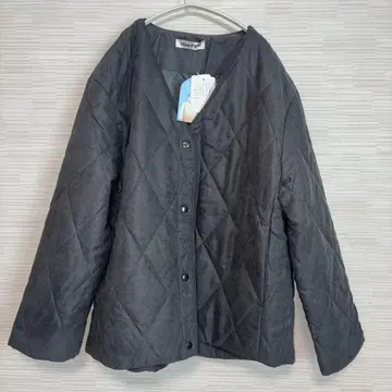 그레이 퀼팅 자켓 사이즈;LL - 색상: 그레이