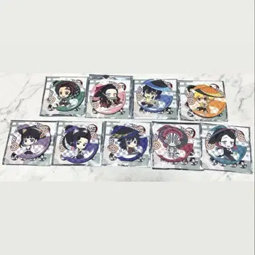 귀멸의 칼날 뻬땅무스메 트레이딩 캔뱃지 일본식 우산 컴프 세트